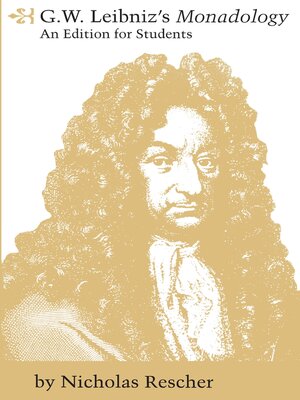 cover image of G. W. Leibniz's Monadology